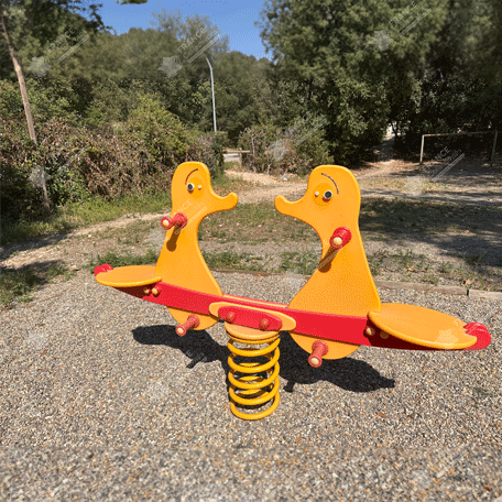 Jeu sur ressort 2 places canard france collectivités