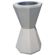 Cendrier béton avec coupelle inox 1,5L Keops - France Collectivités