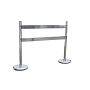 Kit barrière pose libre - 2 poteaux acier france collectivités