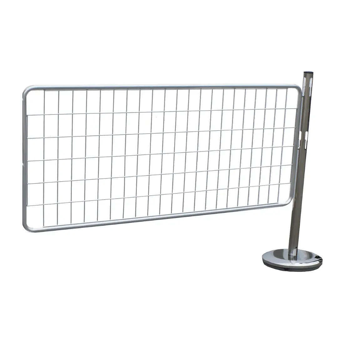 Kit extension grille pose libre - 1 poteau acier avec grille - France Collectivités