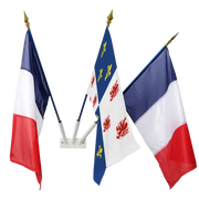 Kit de drapeaux façade province france collectivités
