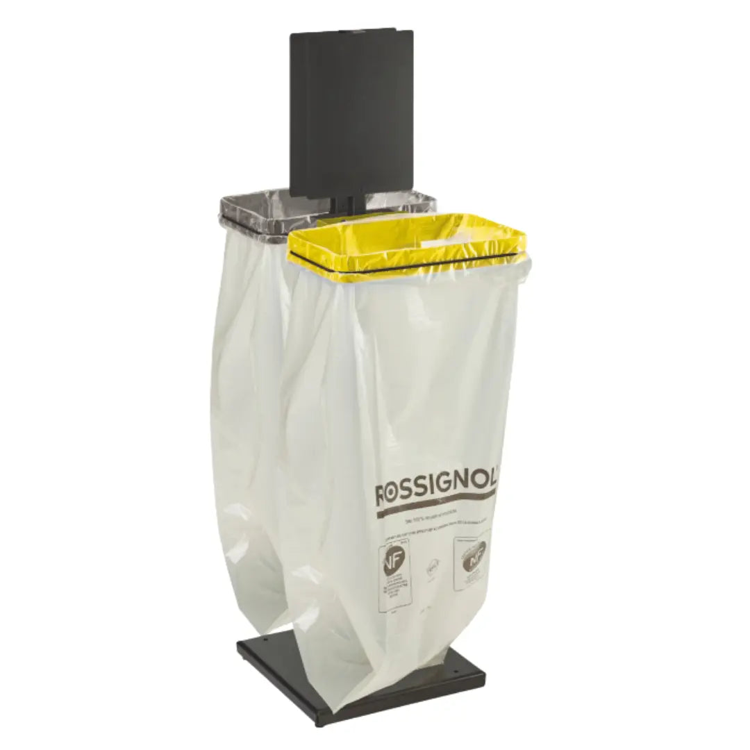 Kit sur socle support sac 2X110L ROLLEC Rossignol