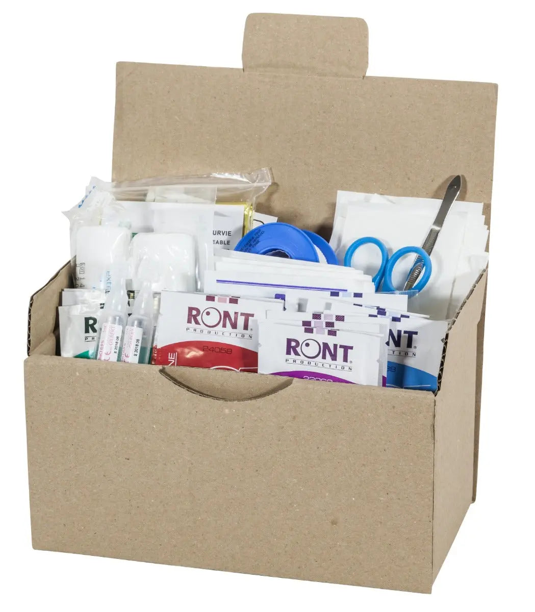 Kit pour armoire à pharmacie 1/5 personnes france collectivités