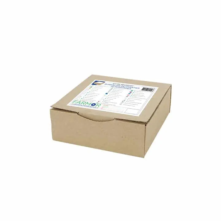 Kit de réassort Farmor spécial bungalow de chantier 30 personnes pour garnir une armoire à pharmacie
