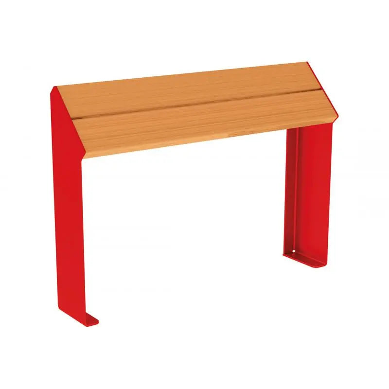 Assis-debout KUB acier et bois