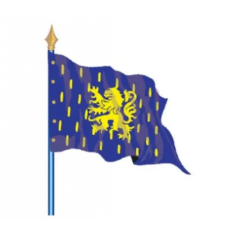 Le drapeau de province historique sur hampe france collectivités