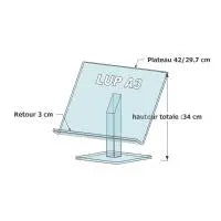 Lutrin de table A4 et A3 france collectivités