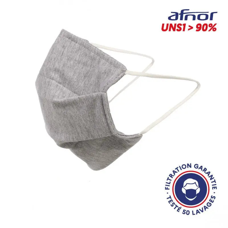 Masque alternatif AFNOR lavable classe 1 UNS1 réutilisable plus de 50 fois
