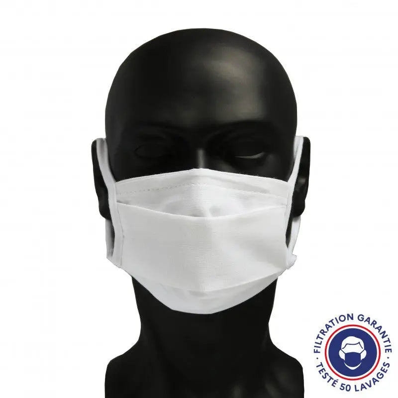 Masque enfant tissu AFNOR lavable 50 fois - Made in France france collectivités