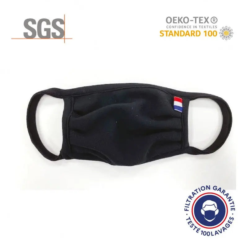 Masque UNS1 lavable 100 fois - Adulte - drapeau made in France france collectivités