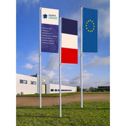 Mât aluminium avec potence france collectivités