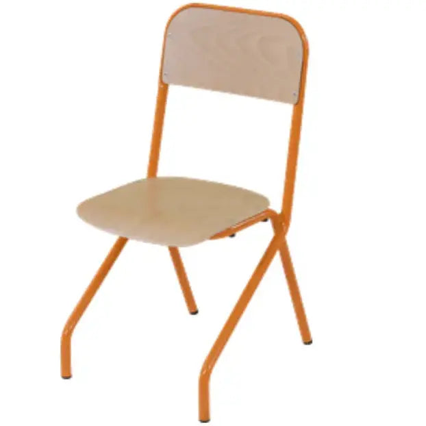 Chaise 4 pieds appui sur table pour maternelle Mathéo france collectivités