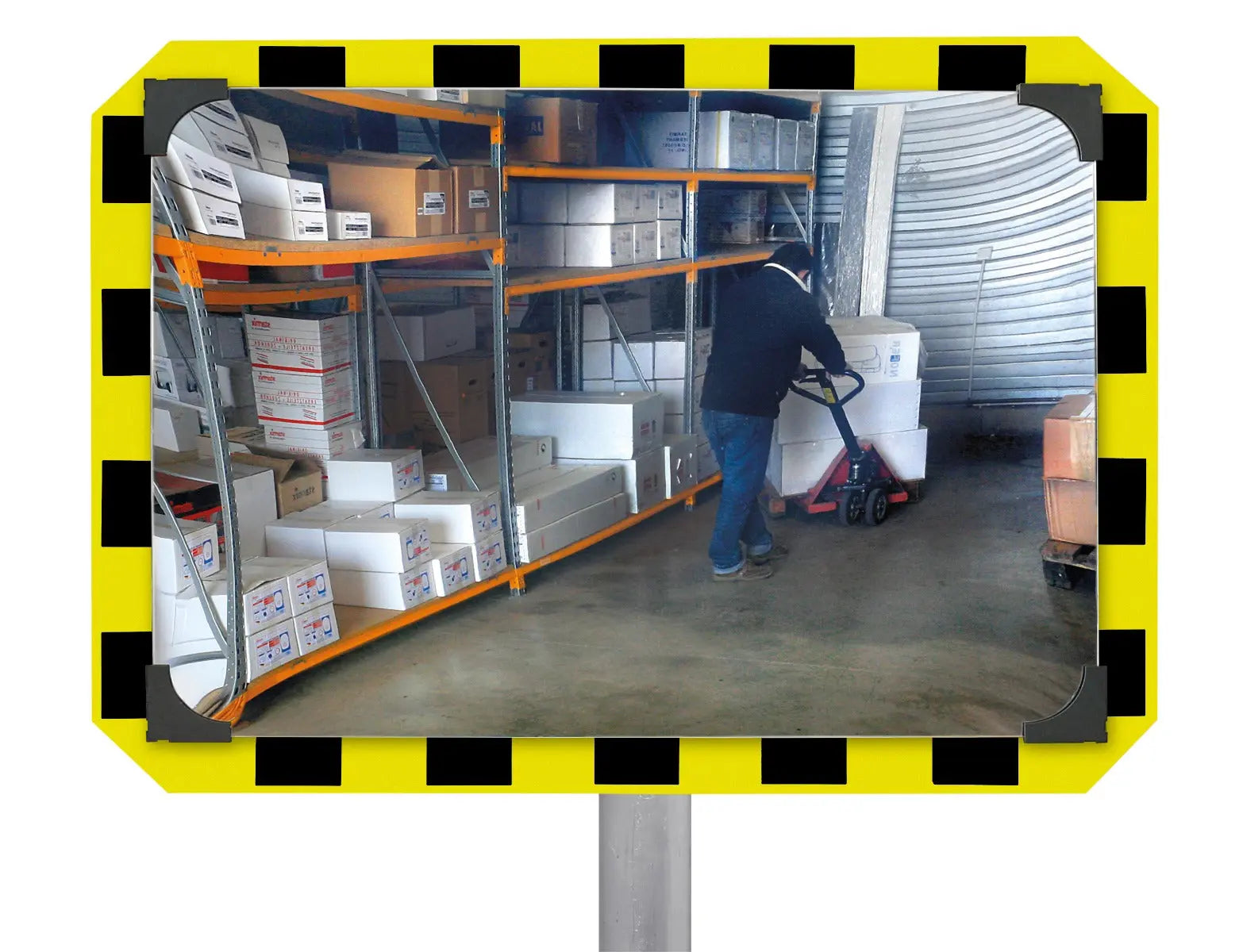 Miroir de sécurité pour entrepôt et logistique 90° Plexi+ - France Collectivités