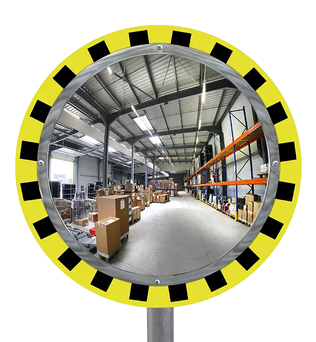 Miroir de sécurité pour entrepôt et logistique 90° Plexi+ - France Collectivités