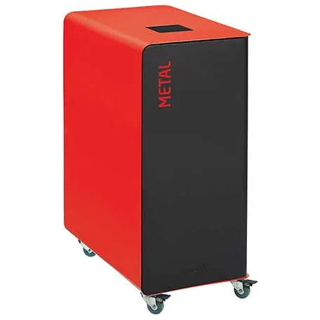 Corbeille pour tri sélectif support sac sur glissière 75L et 90L Cubatri - France Collectivités