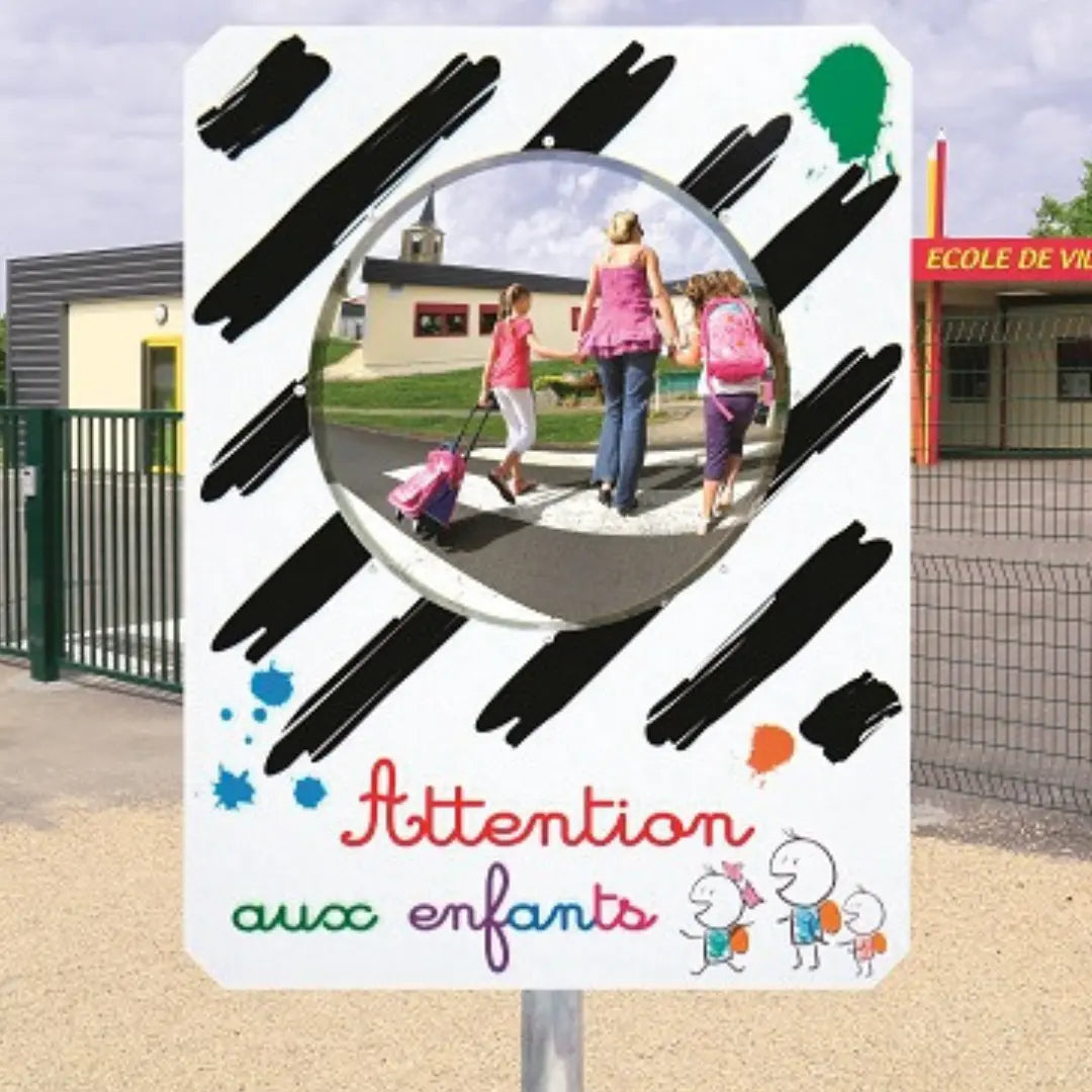 Miroir à message personnalisé - France Collectivités
