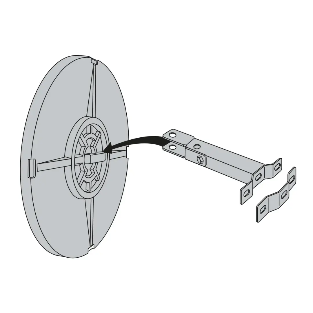 Miroir de sortie de parking vision grand angle - Contrôle 3 directions - France Collectivités