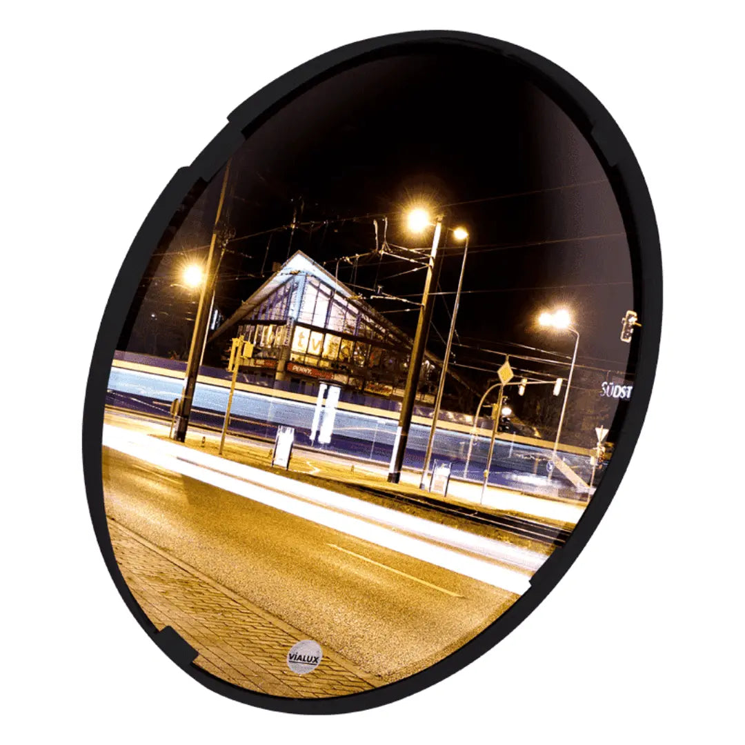 Miroir multi-usages de sortie de voie - 2 directions - France Collectivités