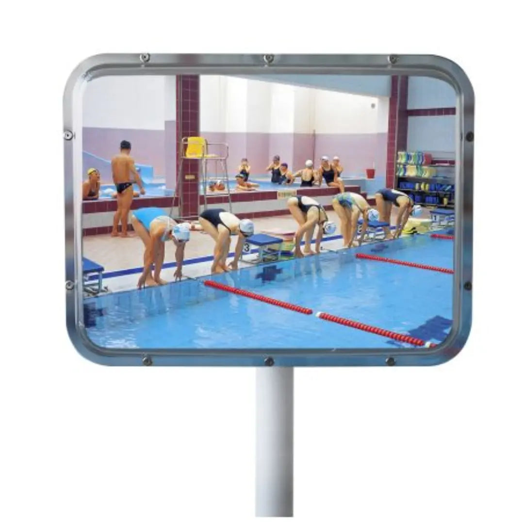 Miroir de surveillance aquatique TOUT INOX - Inox poly - France Collectivités