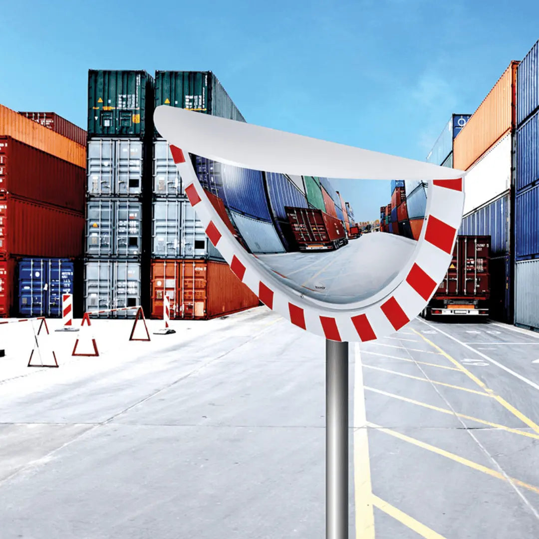 Miroir Grand Angle avec casquette pour industries - France Collectivités