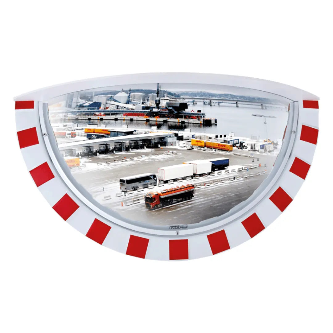 Miroir Grand Angle avec casquette pour industries - France Collectivités