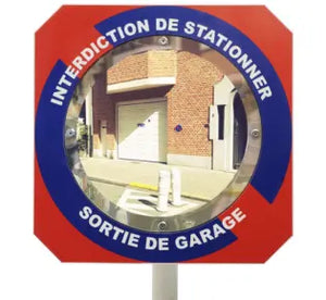 Miroirs sortie de garage, parking et vélos