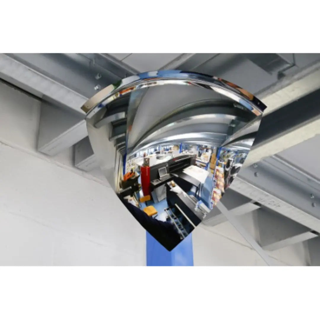 Miroir hémisphérique 1/8 de sphère - Vision à 90° - France Collectivités