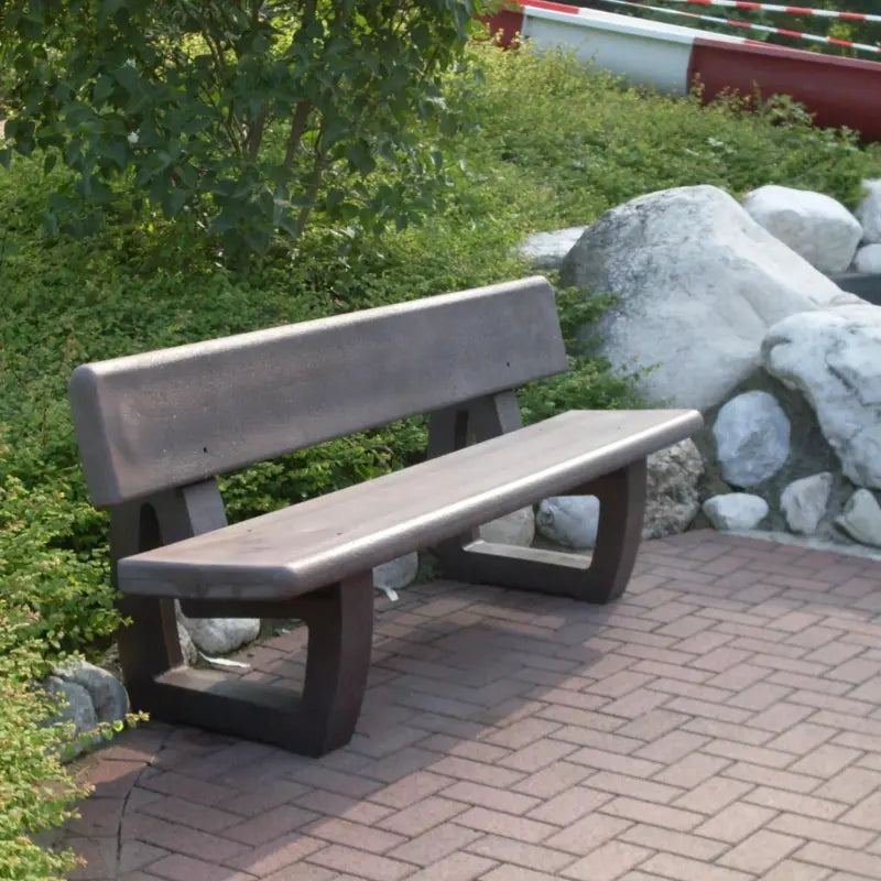 Banc en plastique recyclé Bavaria