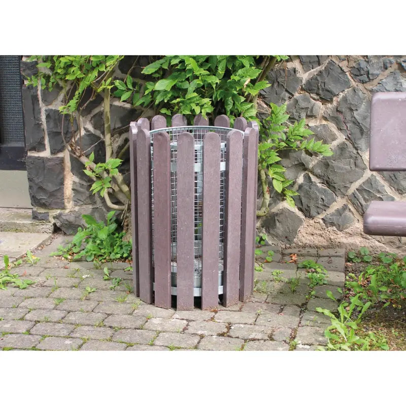 Corbeille en plastique recyclé 70L Collec