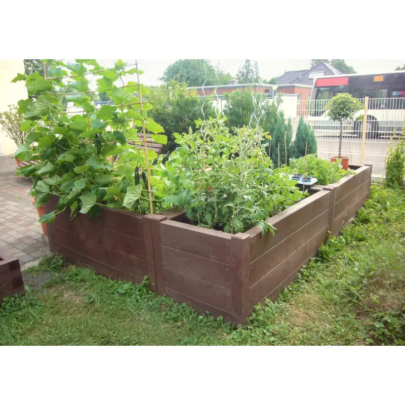 Potager surélevé en plastique recyclé TERRA