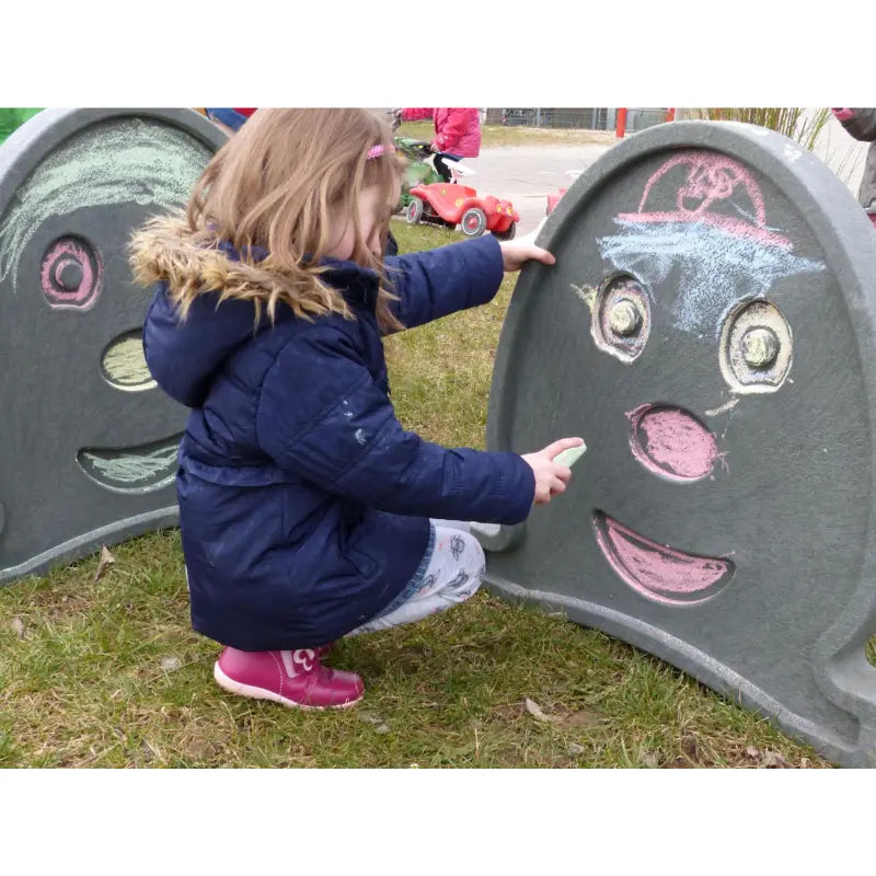 Banc pour enfants en plastique recyclé Pippolino
