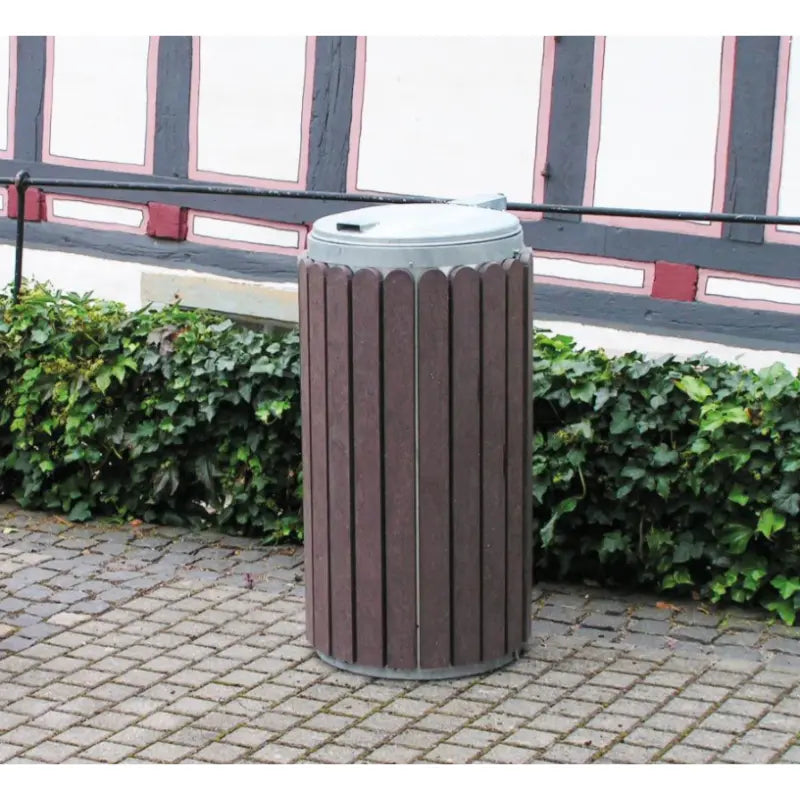 Corbeille en plastique recyclé 130L Stora
