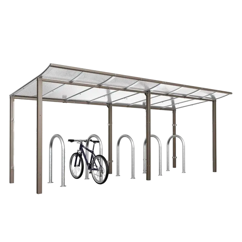 Pack abri vélos Modulo + appuis au choix - 12 places Procity