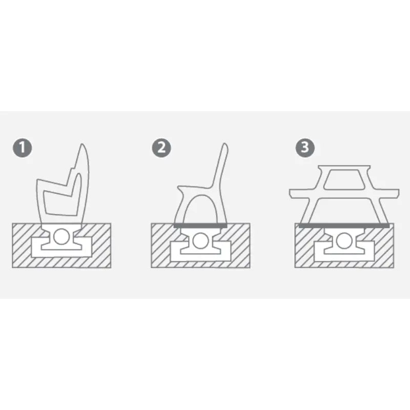 Ancrage pour mobilier en plastique recyclé