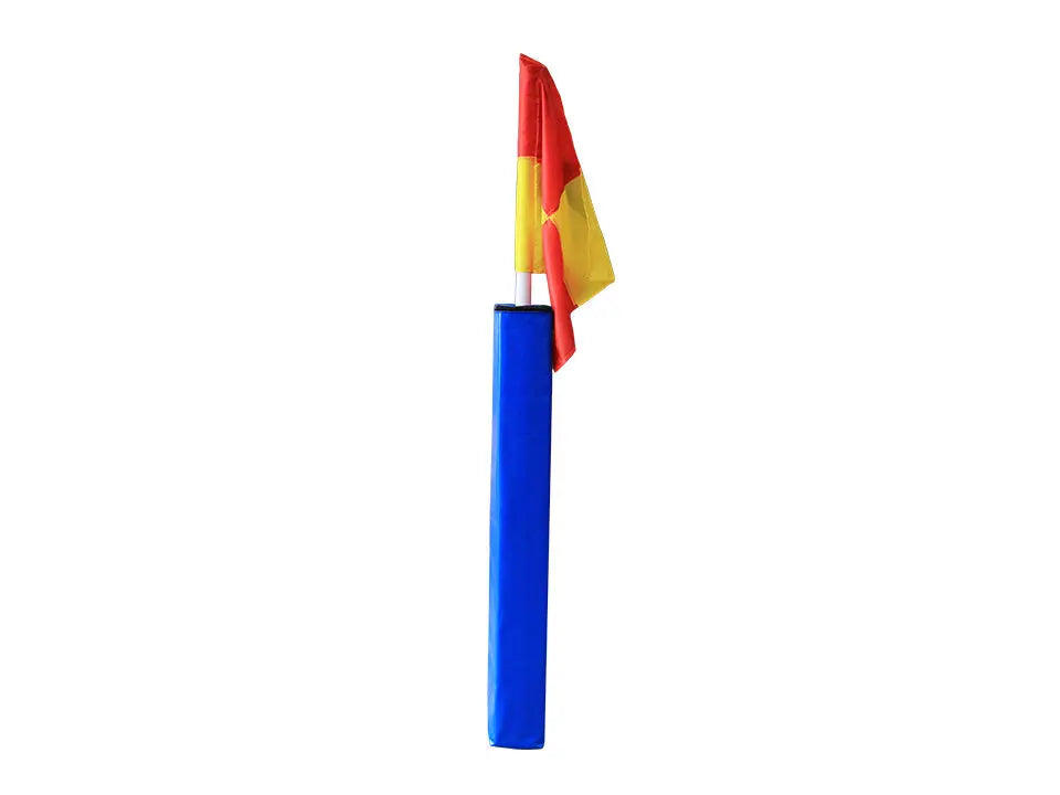 Poteaux de corner de rugby flexibles 1,5 m et mousses de protection (jeu de 14)