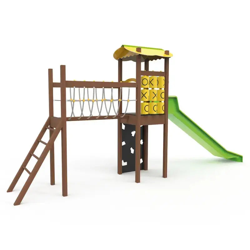 Structure de jeux pour enfants Bouton d'or pour Junior pour enfants de  3 à 8 ans, en alu