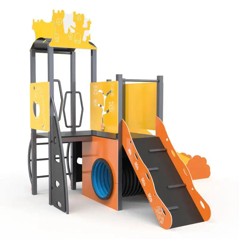 Structure de jeux pour enfants cache-cache monstre en acier