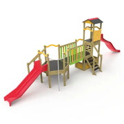 Structure de jeux pour enfants JM03 en bois Ligne Square