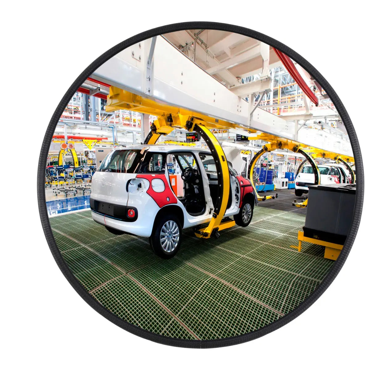 Miroir multi-usages intérieur 90° Plexi+ avec fixation par aimants - France Collectivités