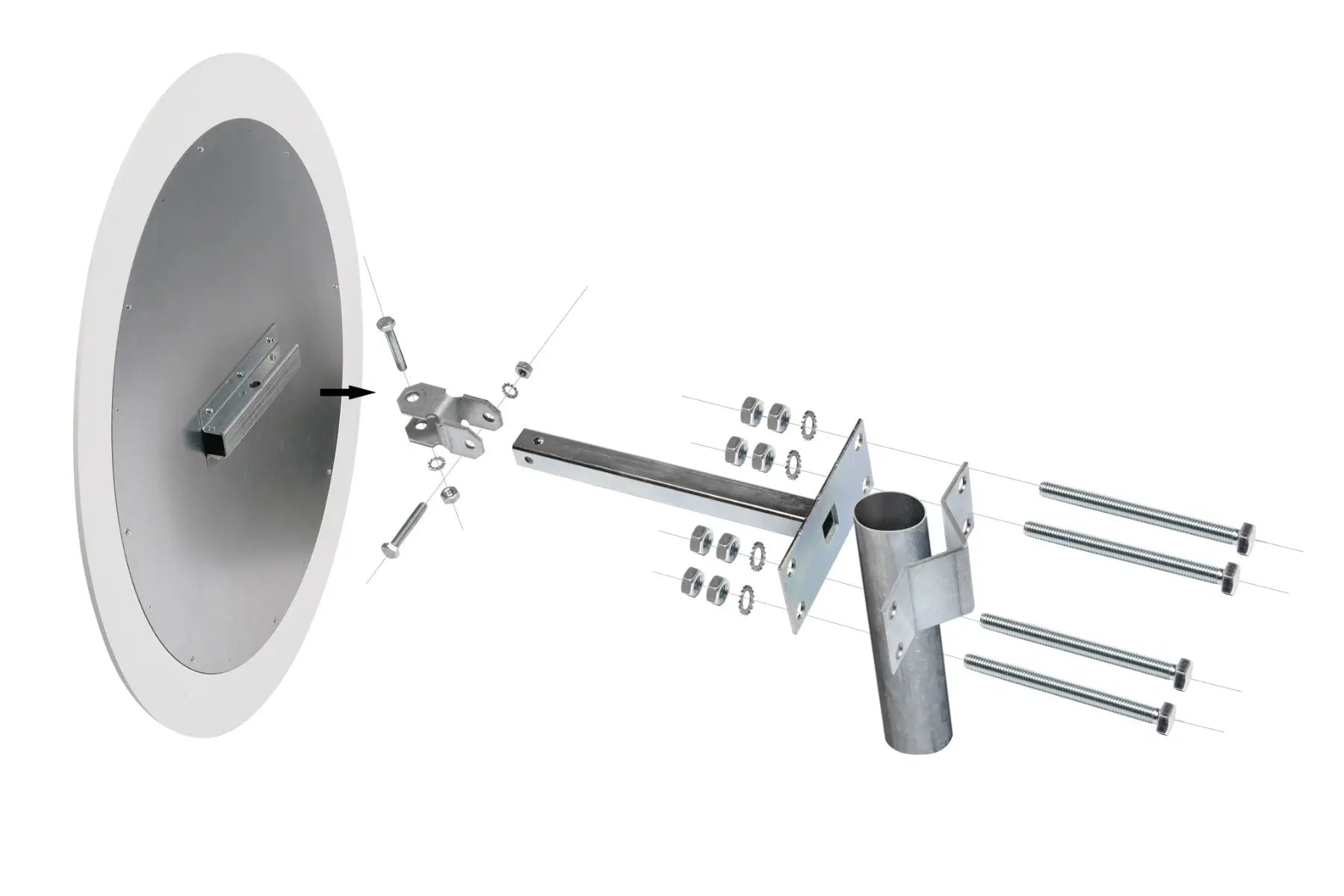 Miroir multi-usages 180° intérieur-extérieur PLEXI+ - France Collectivités