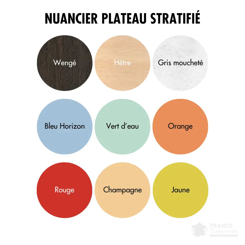 Table scolaire maternelle fleur france collectivités