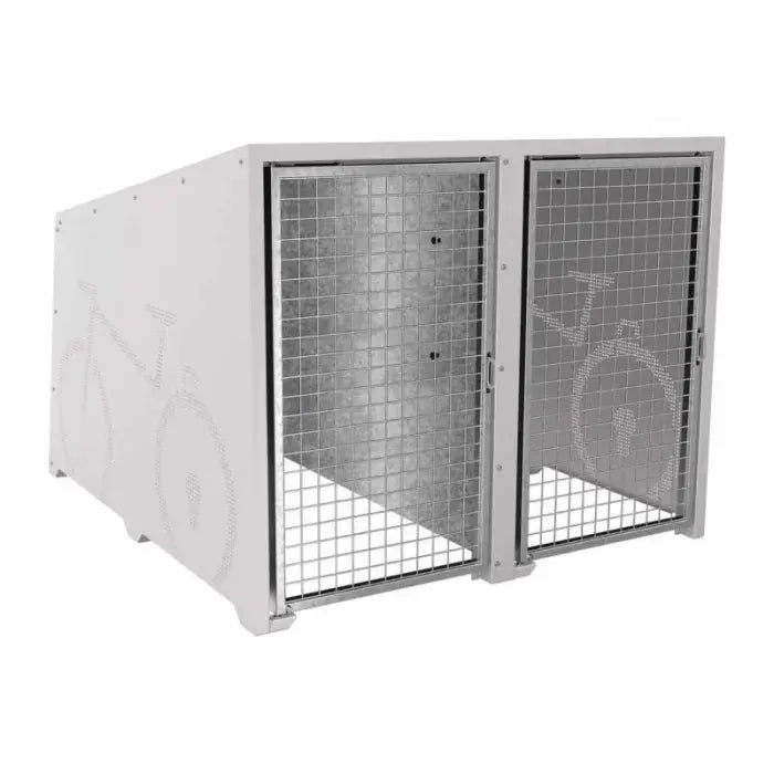 Box Berlin pour 4 vélos (module initial + complémentaire + 2 paires de rail) france collectivités