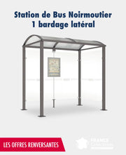 Promo station bus Noirmoutier avec 1 bardage latéral france collectivités