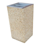 Cendrier béton avec bac inox 9L Olympe - France Collectivités