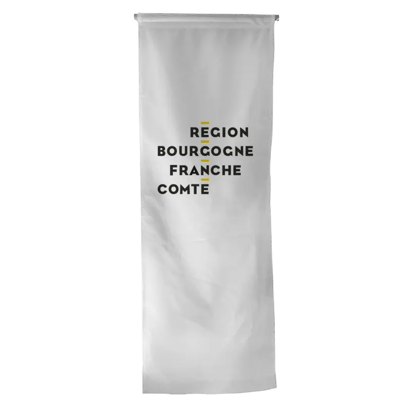 Oriflamme droite Bourgogne-Franche-Comté