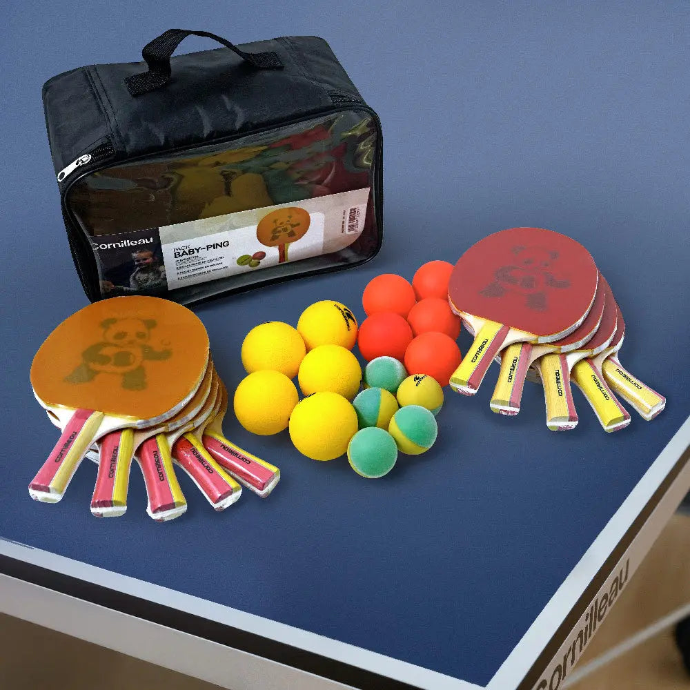 Cornilleau pack Baby Ping, kit d'initiation au ping-pong pour enfants de 4 à 7 ans
