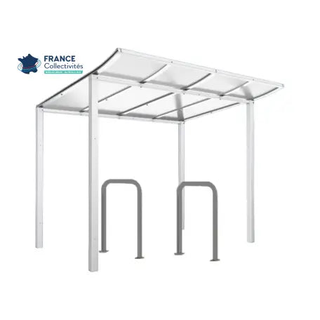 Pack abri vélos Modulo + appuis au choix - 4 places Procity