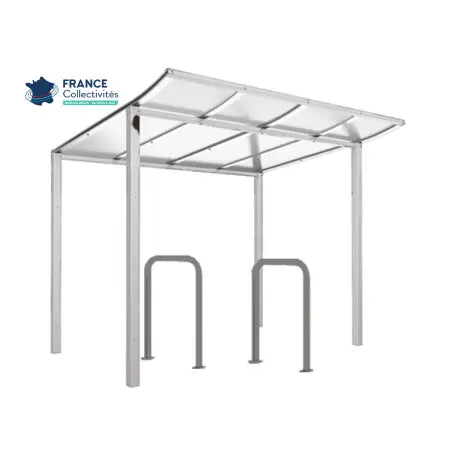 Pack abri vélos Modulo + appuis au choix - 4 places Procity