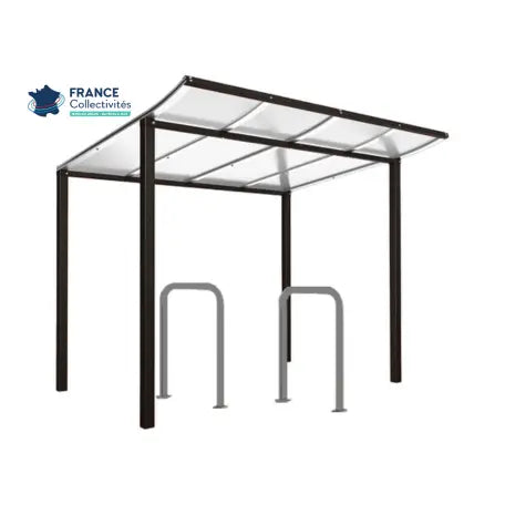 Pack abri vélos Modulo + appuis au choix - 4 places Procity