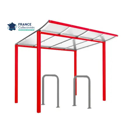 Pack abri vélos Modulo + appuis au choix - 4 places Procity